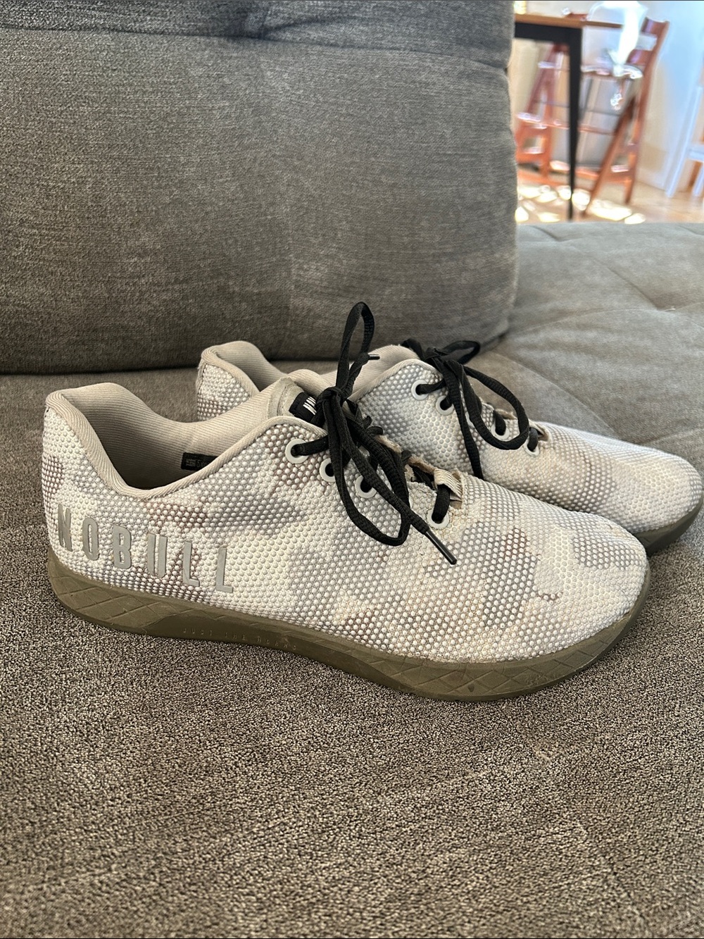 Nobull Trainer “Outwork” Crossfit Shoes - White & Gray